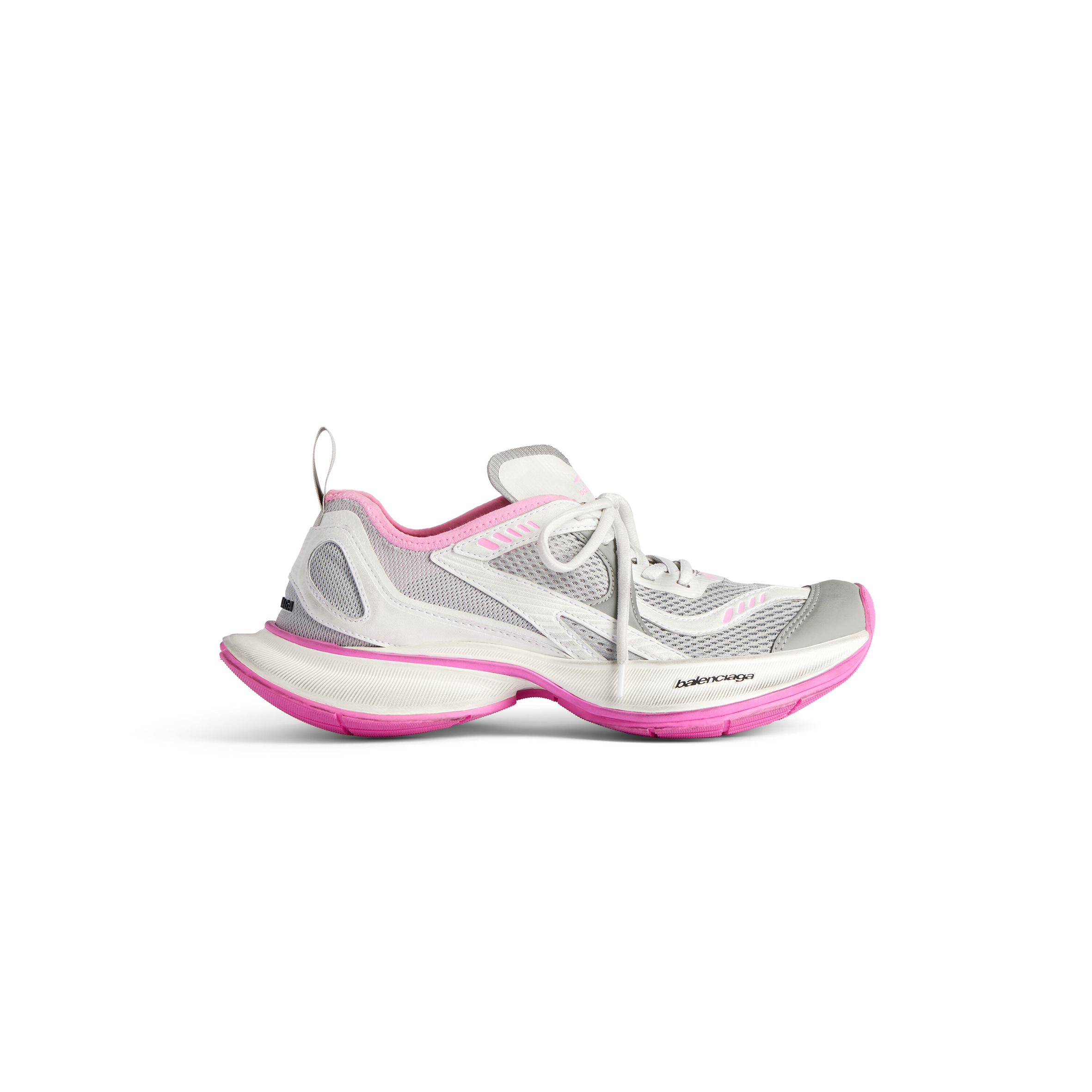 Ba*len*cia*ga women''s circuit sneaker in grey white pink 793944wflgy1950
